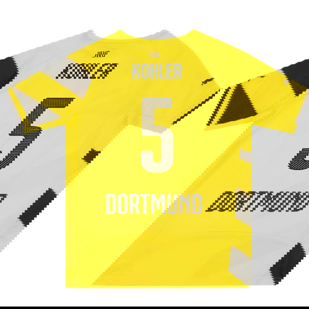 Borussia Dortmund 2014-15 Home Shirt (2XL) (Very Good) (Kohler 5)