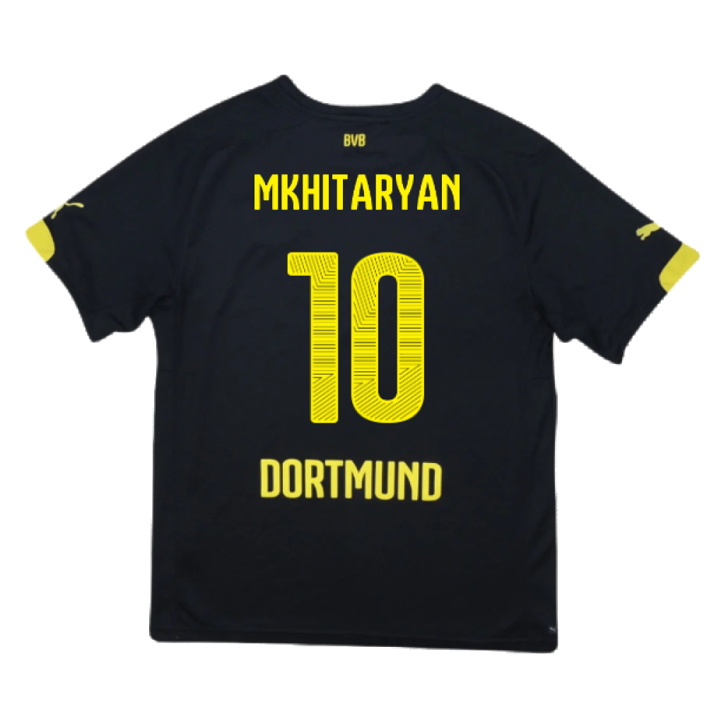 Borussia Dortmund 2014-16 Away Shirt ((Very Good) S) (Mkhitaryan 10)