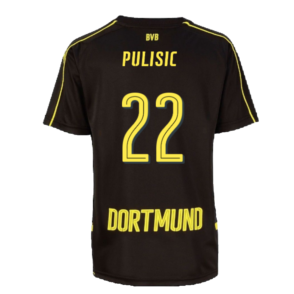 Borussia Dortmund 2016-17 Away Shirt ((Mint) XXLB) (Pulisic 22)