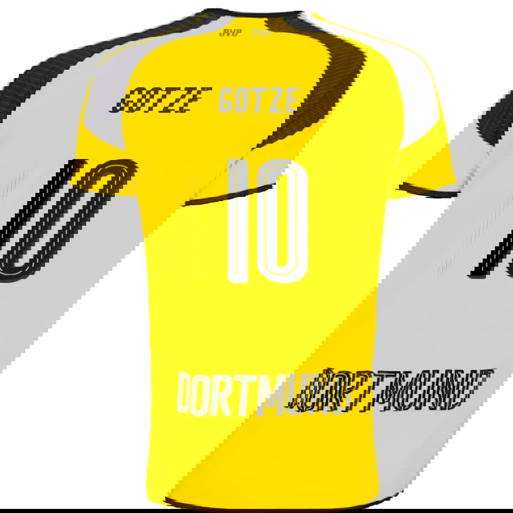 Borussia Dortmund 2016-17 Champions League Home Shirt (Excellent) (Gotze 10)
