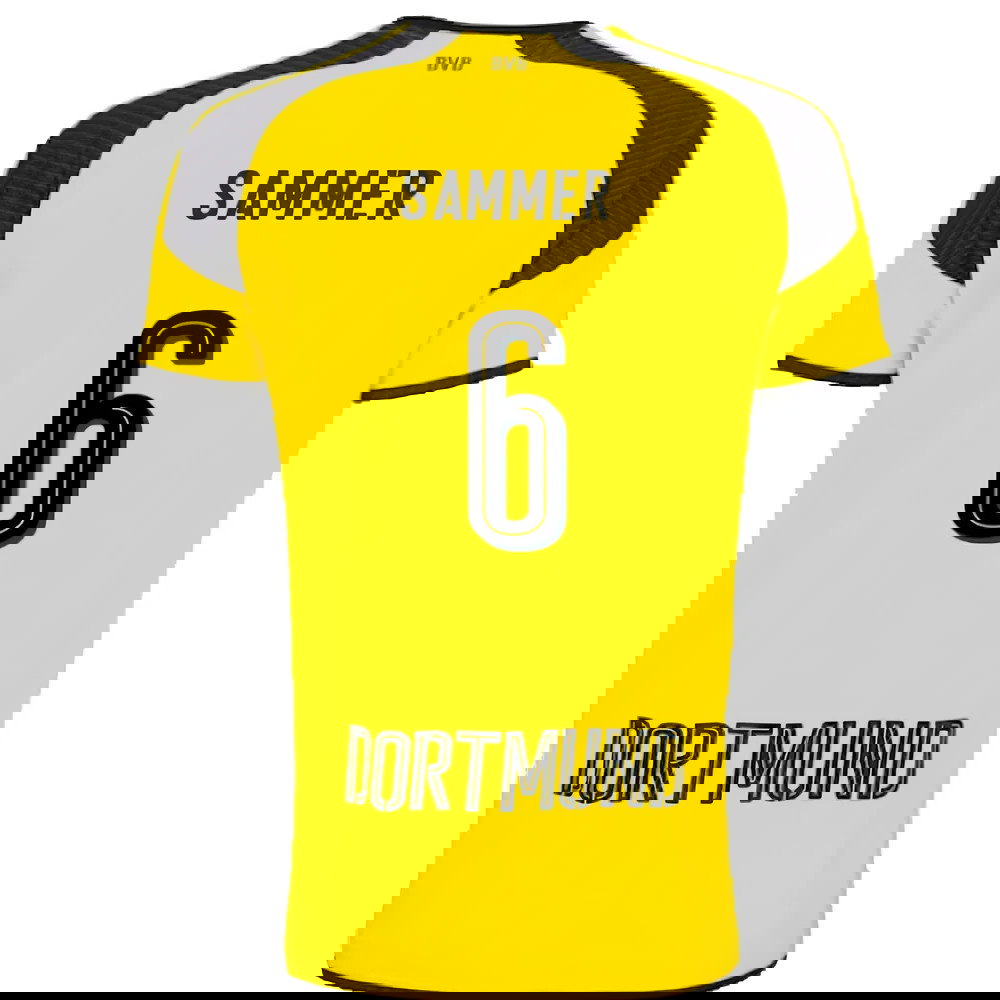 Borussia Dortmund 2016-17 Champions League Home Shirt (Excellent) (Sammer 6)