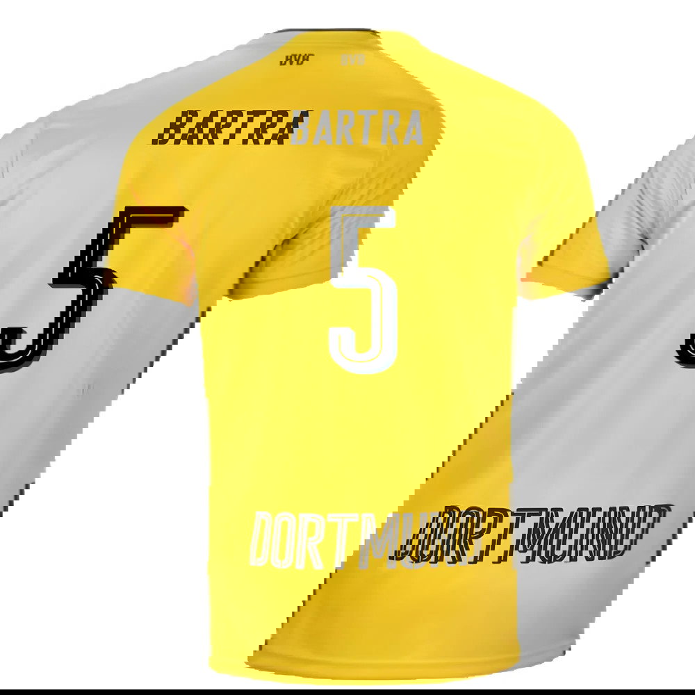 Borussia Dortmund 2017-18 Home Shirt (S) (Very Good) (Bartra 5)