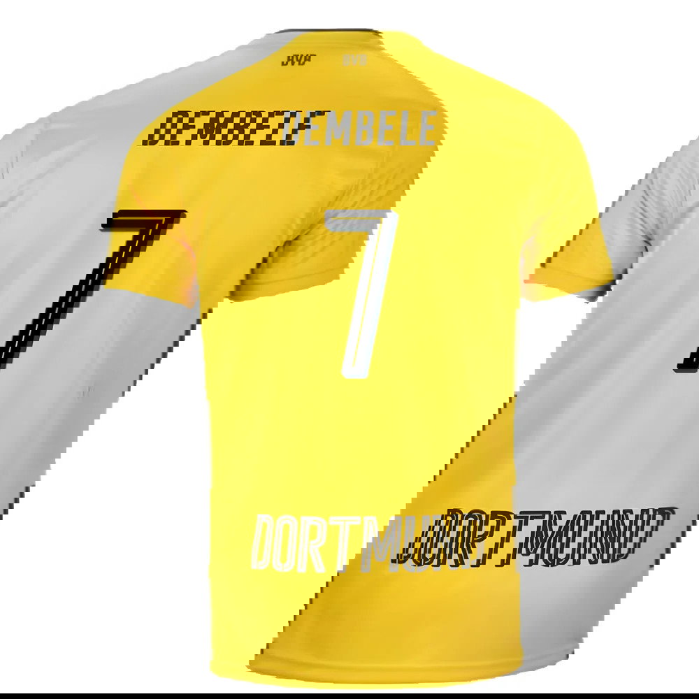 Borussia Dortmund 2017-18 Home Shirt (S) (Very Good) (Dembele 7)