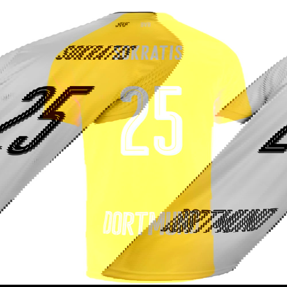 Borussia Dortmund 2017-18 Home Shirt (S) (Very Good) (Sokratis 25)