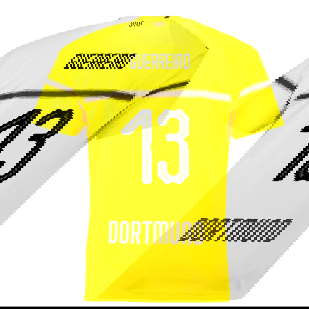 Borussia Dortmund 2018-19 European/Cup Home Shirt (L) (Very Good) (Guerreiro 13)