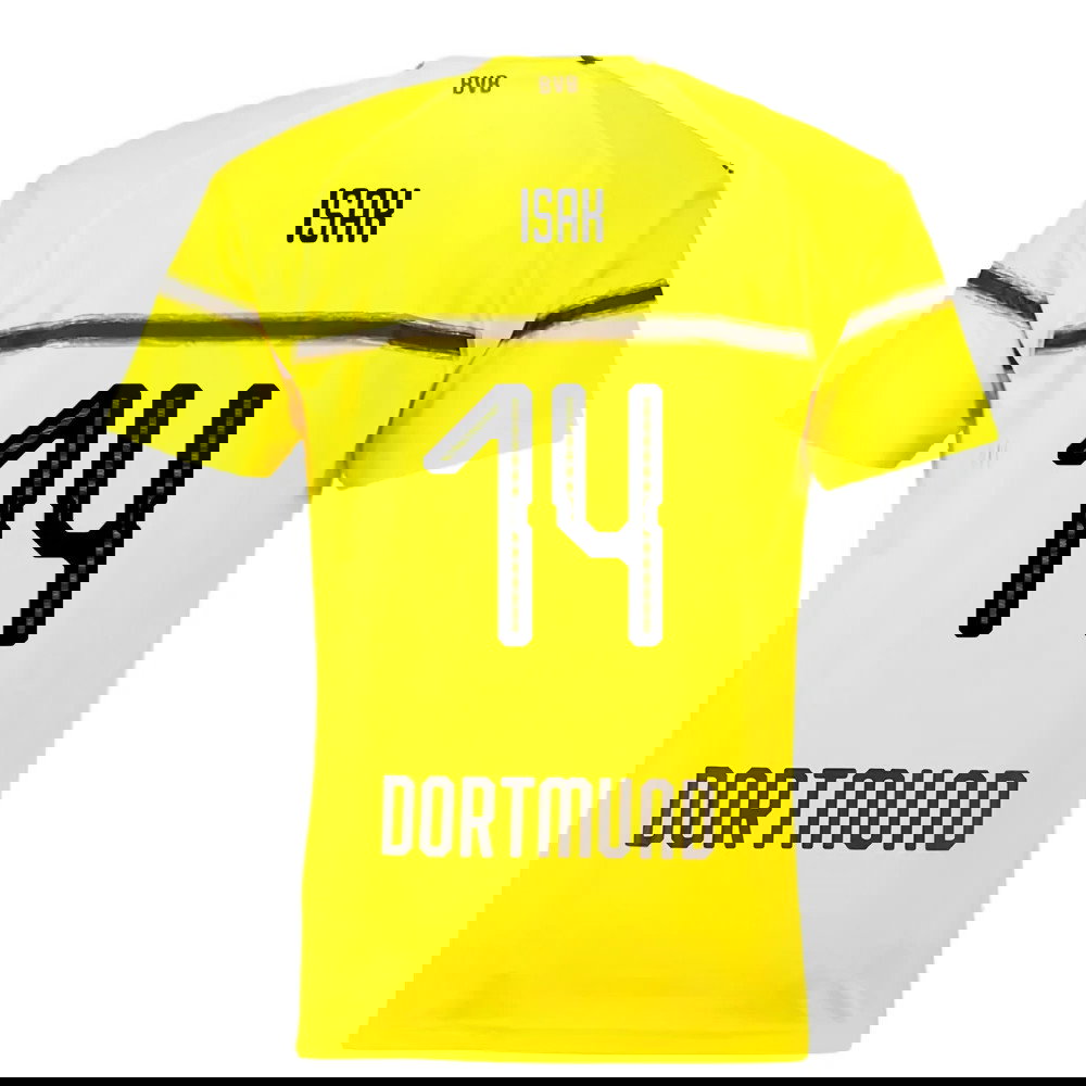 Borussia Dortmund 2018-19 European/Cup Home Shirt (L) (Very Good) (Isak 14)