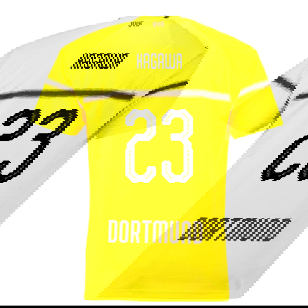 Borussia Dortmund 2018-19 European/Cup Home Shirt (L) (Very Good) (Kagawa 23)
