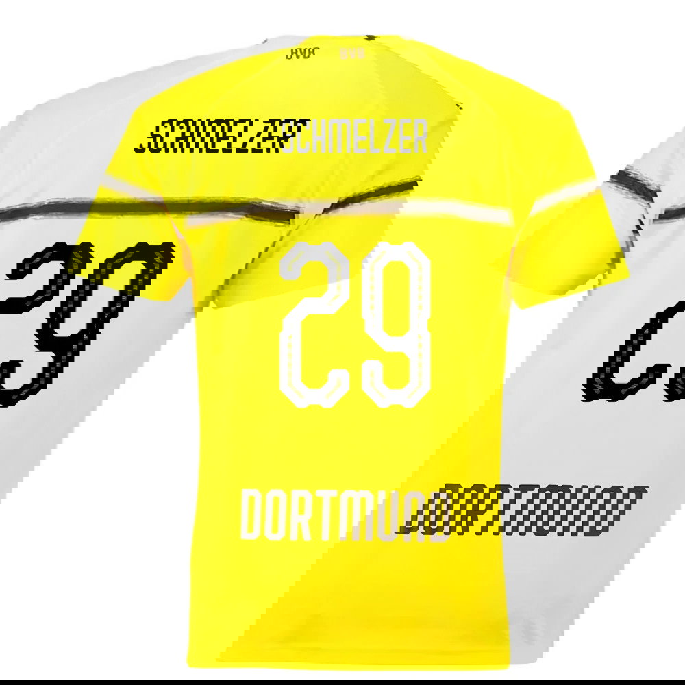 Borussia Dortmund 2018-19 European/Cup Home Shirt (L) (Very Good) (Schmelzer 29)