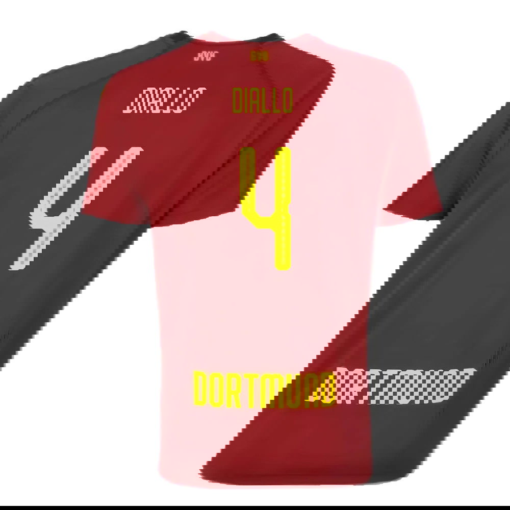 Borussia Dortmund 2018-19 Third Shirt (S) (Mint) (Diallo 4)