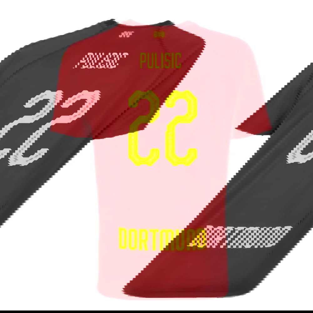 Borussia Dortmund 2018-19 Third Shirt (S) (Mint) (Pulisic 22)