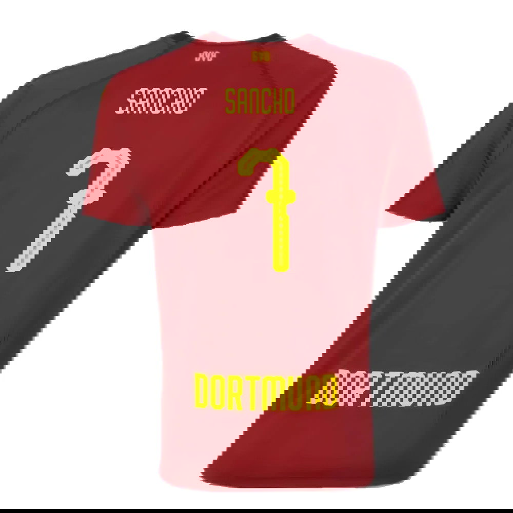 Borussia Dortmund 2018-19 Third Shirt (S) (Mint) (Sancho 7)