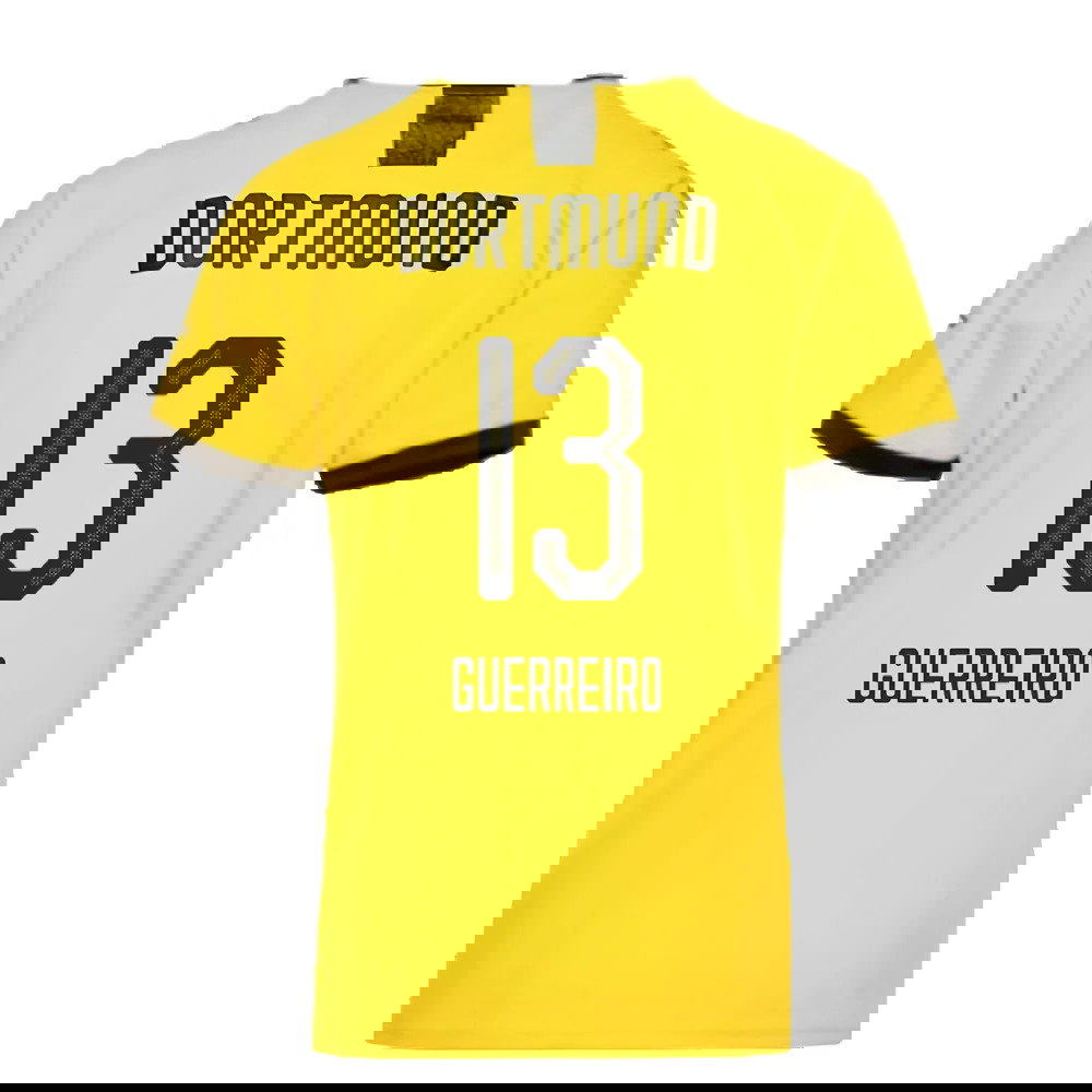 Borussia Dortmund 2019-20 Home Shirt (L) (Excellent) (GUERREIRO 13)