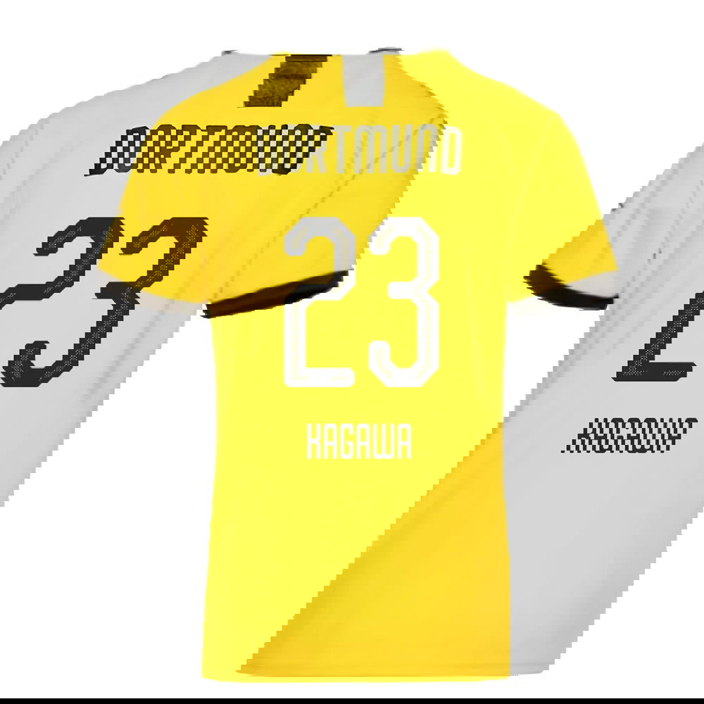 Borussia Dortmund 2019-20 Home Shirt (L) (Excellent) (KAGAWA 23)