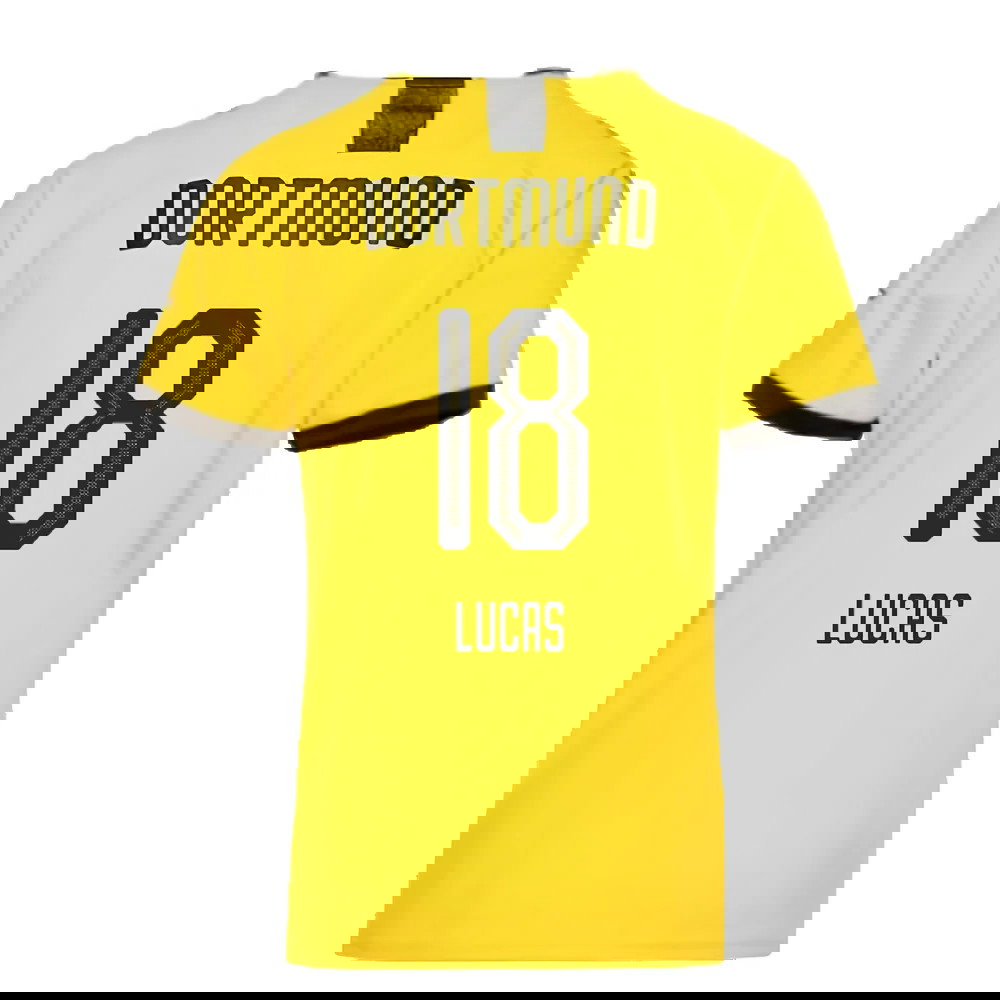 Borussia Dortmund 2019-20 Home Shirt (L) (Excellent) (LUCAS 18)