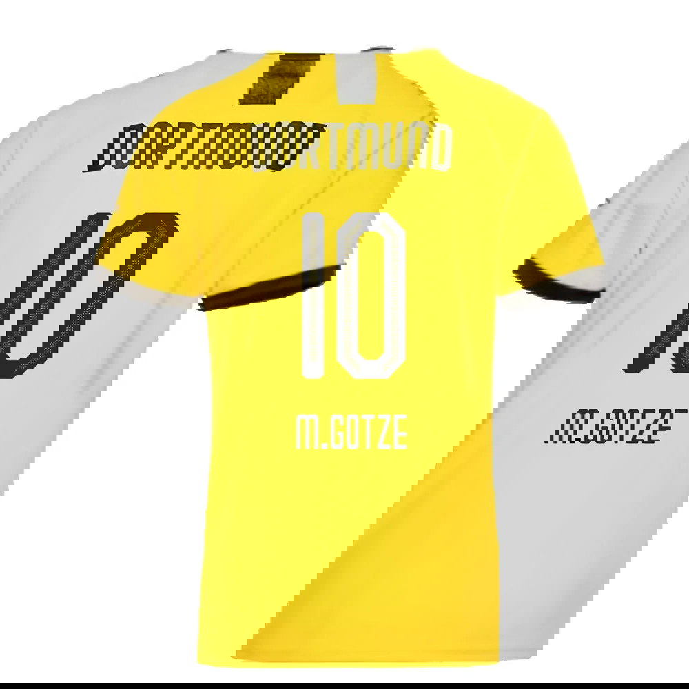 Borussia Dortmund 2019-20 Home Shirt (L) (Excellent) (M.GOTZE 10)