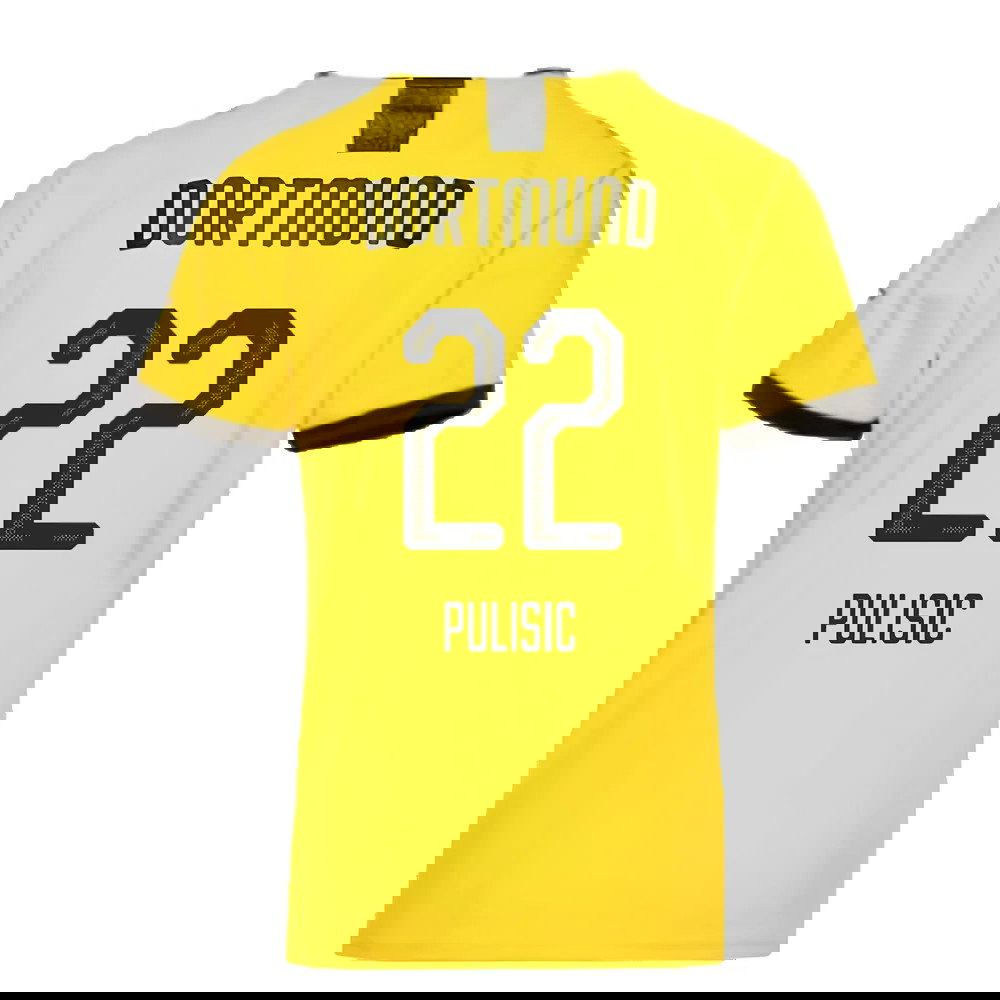 Borussia Dortmund 2019-20 Home Shirt (L) (Excellent) (PULISIC 22)