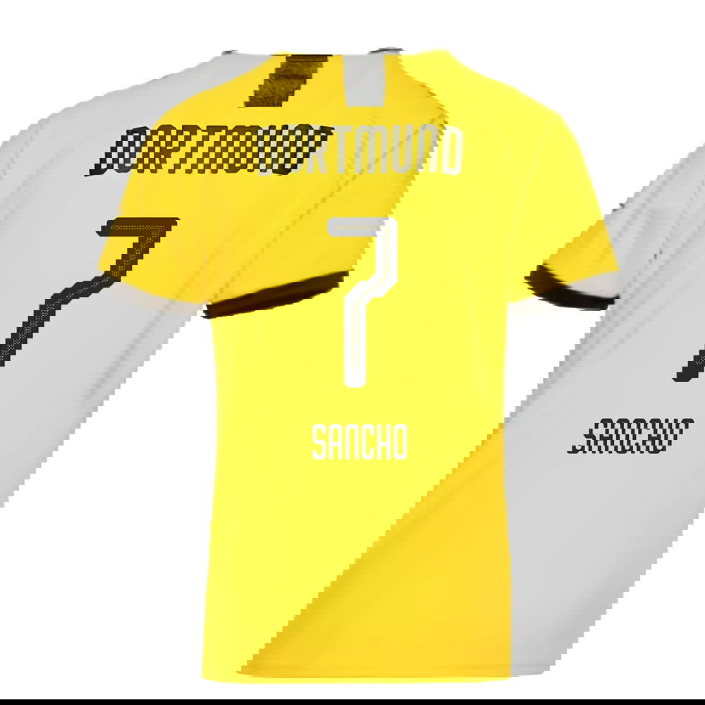 Borussia Dortmund 2019-20 Home Shirt (L) (Excellent) (SANCHO 7)