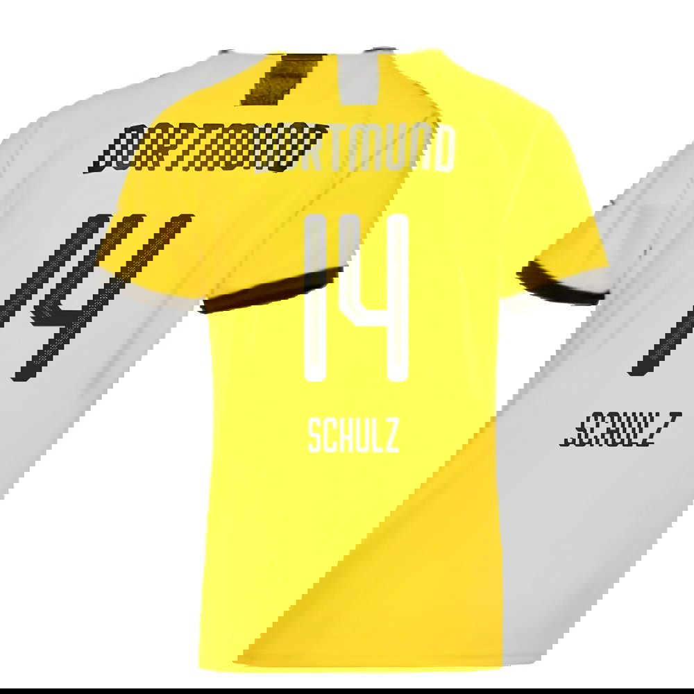 Borussia Dortmund 2019-20 Home Shirt (L) (Excellent) (Schulz 14)