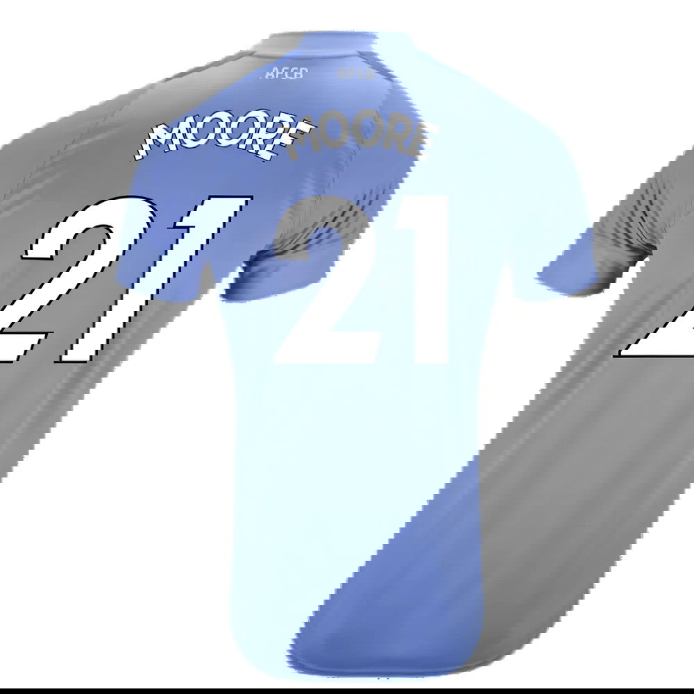 Bournemouth 2022-23 Away Shirt (L) (MOORE 21) (Excellent)