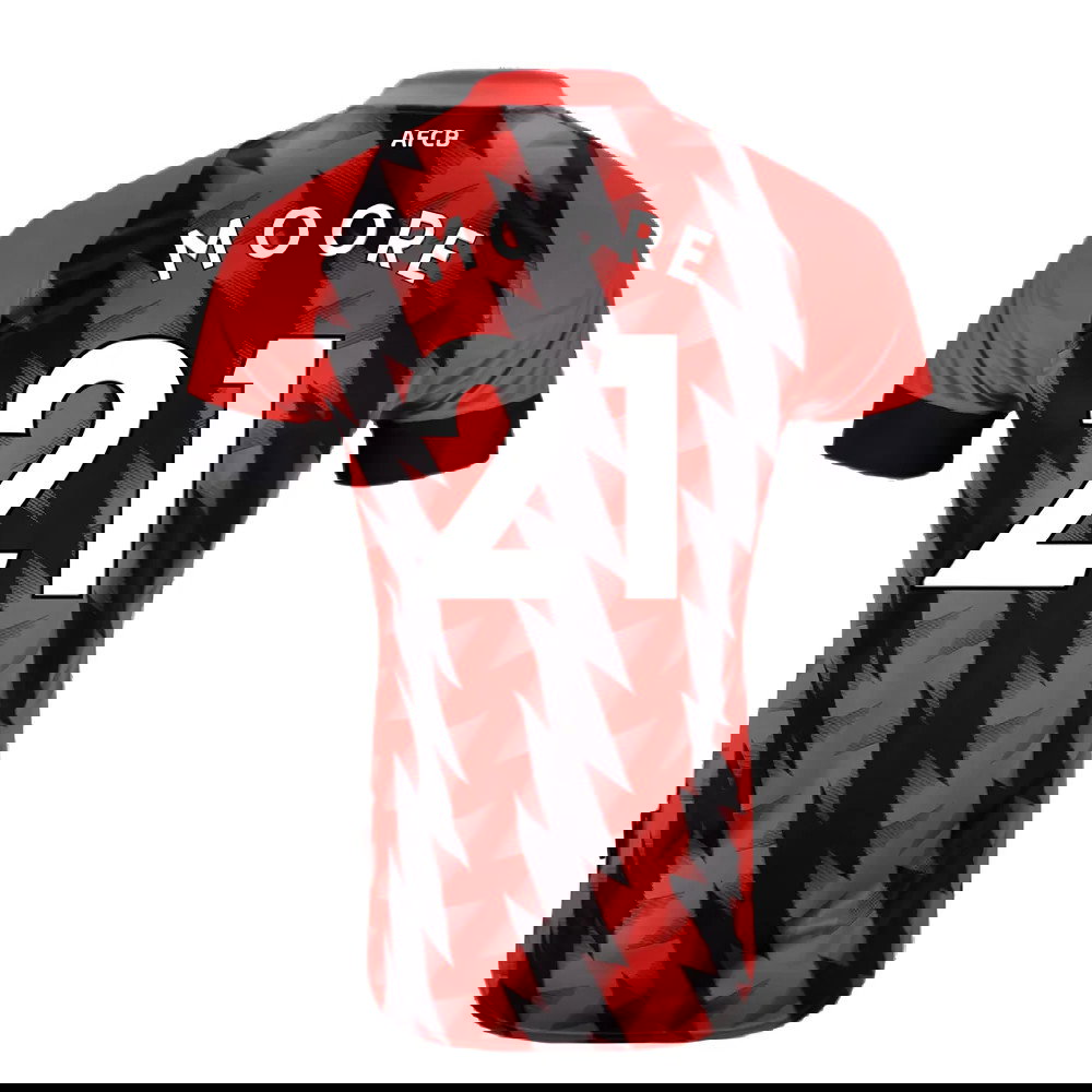 Bournemouth 2022-23 Home Shirt (Sponsorless) (L) (MOORE 21) (Excellent)