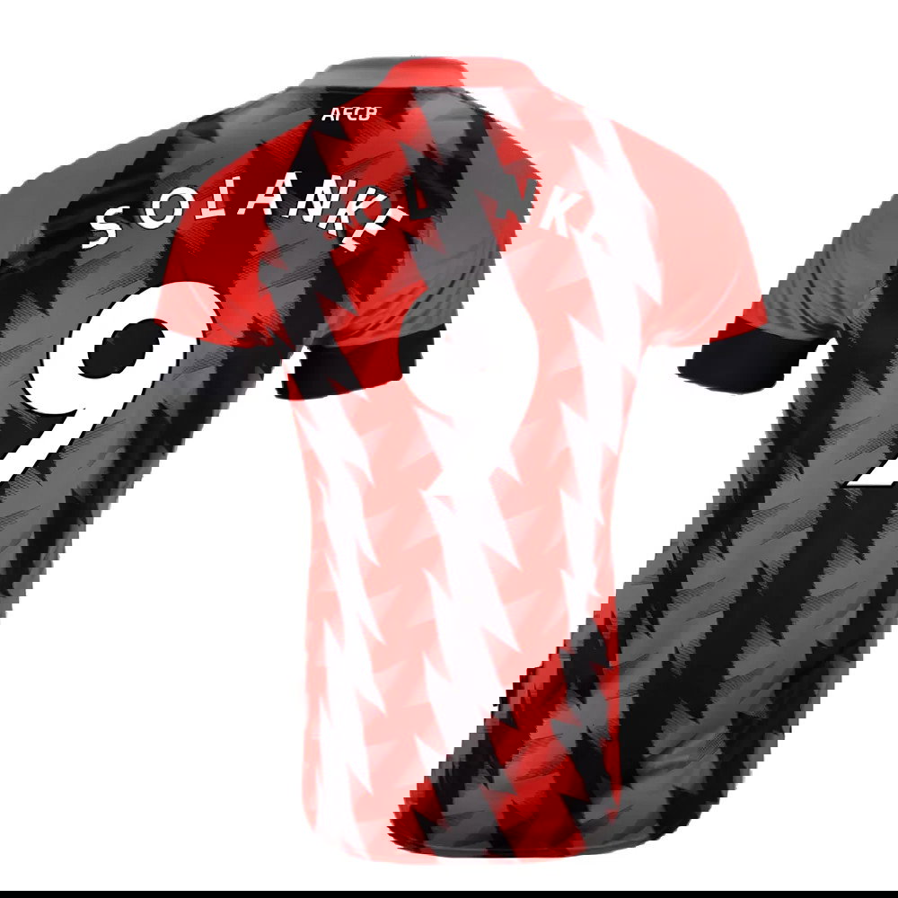 Bournemouth 2022-23 Home Shirt (Sponsorless) (L) (SOLANKE 9) (Excellent)