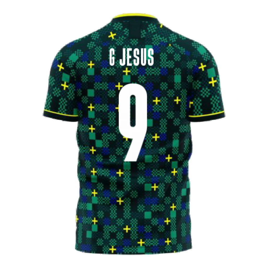  Brazil 2025-2026 Third Concept Football Kit (Libero) (G JESUS 9)