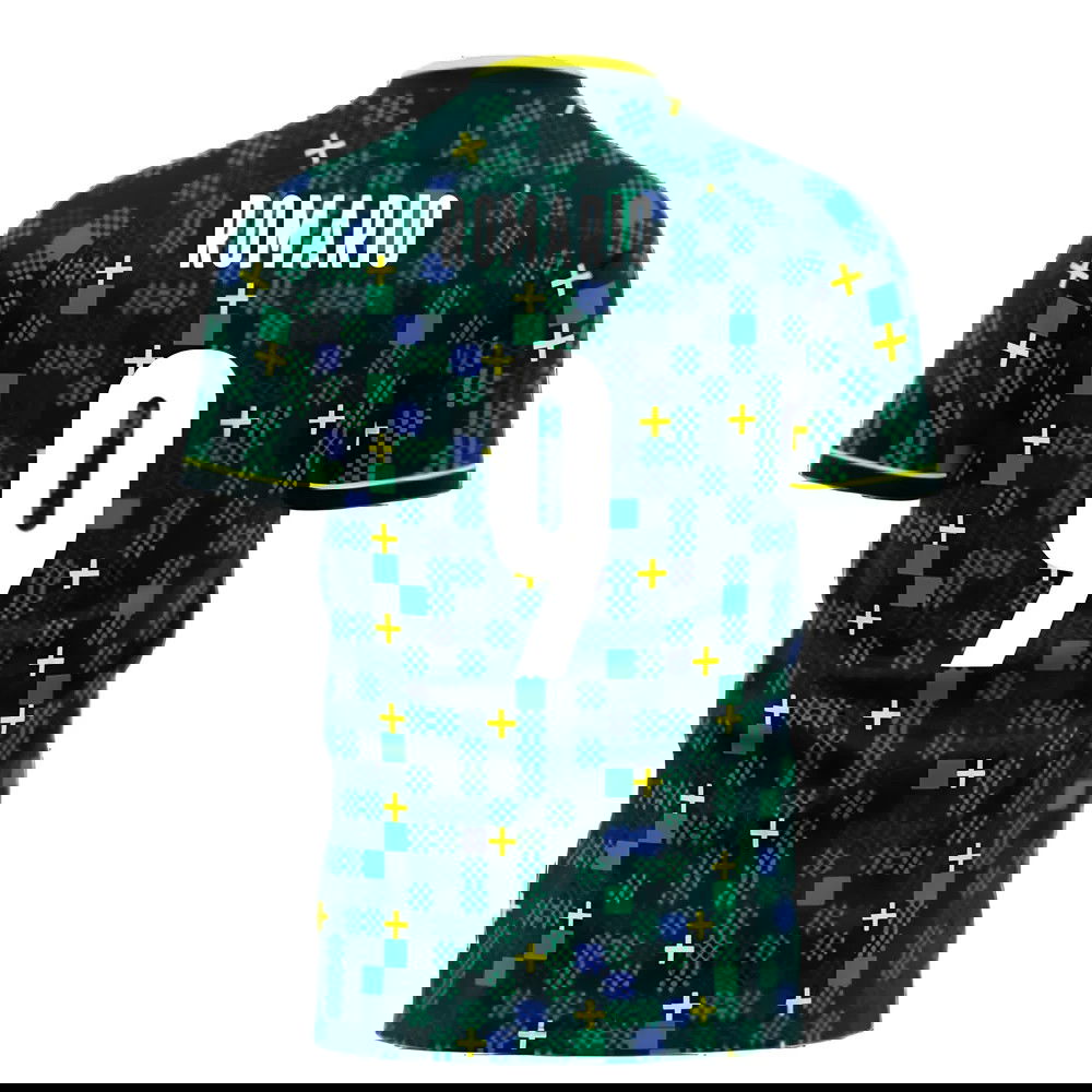  Brazil 2025-2026 Third Concept Football Kit (Libero) (ROMARIO 9)