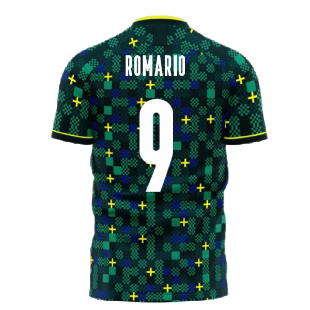  Brazil 2025-2026 Third Concept Football Kit (Libero) (ROMARIO 9)
