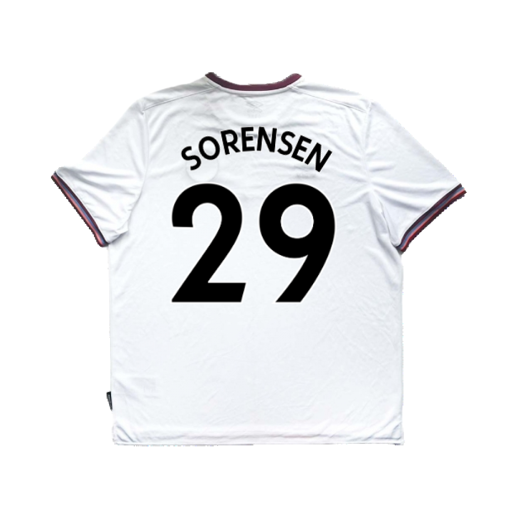 Brentford 2021-22 Third Shirt ((Excellent) 3XL) (SORENSEN 29)