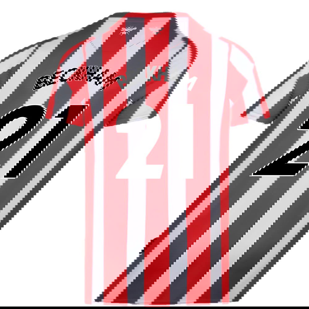 Brentford 2021-23 Home Shirt (L) (Mint) (Beckham 21)
