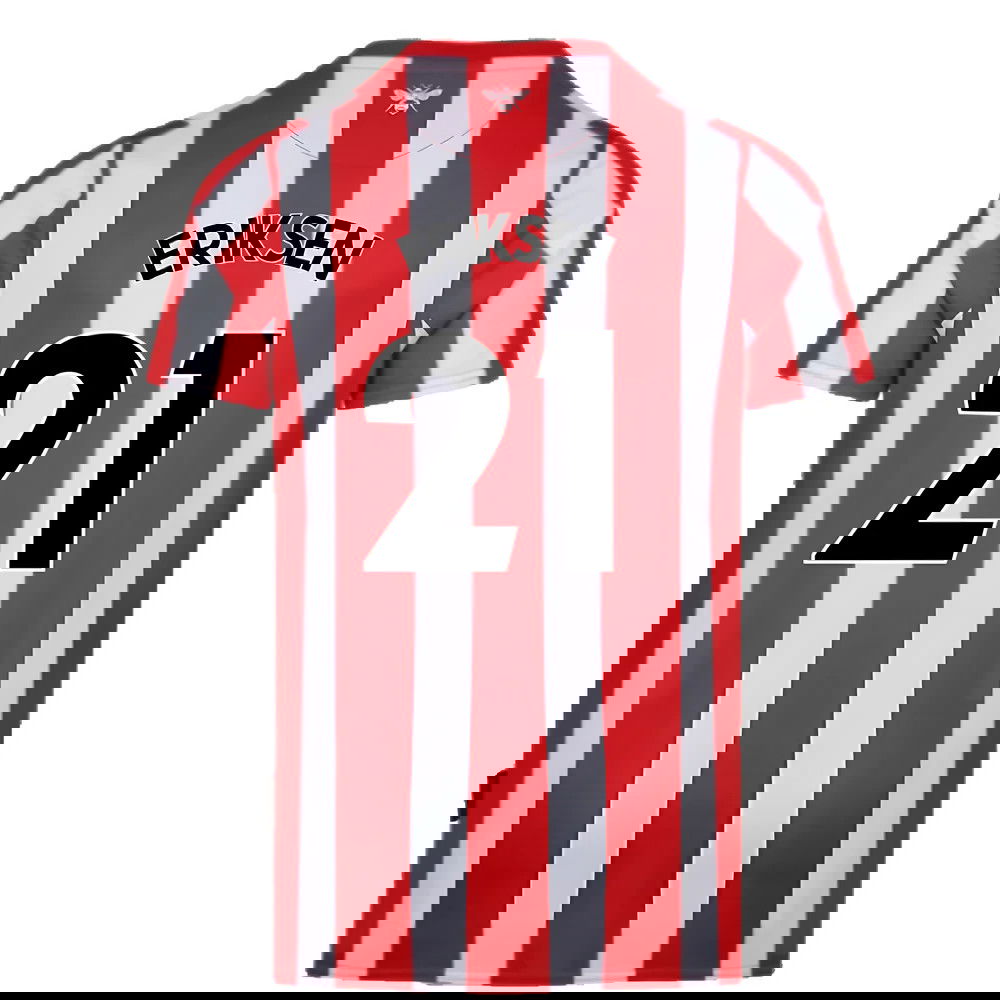 Brentford 2021-23 Home Shirt (L) (Mint) (ERIKSEN 21)