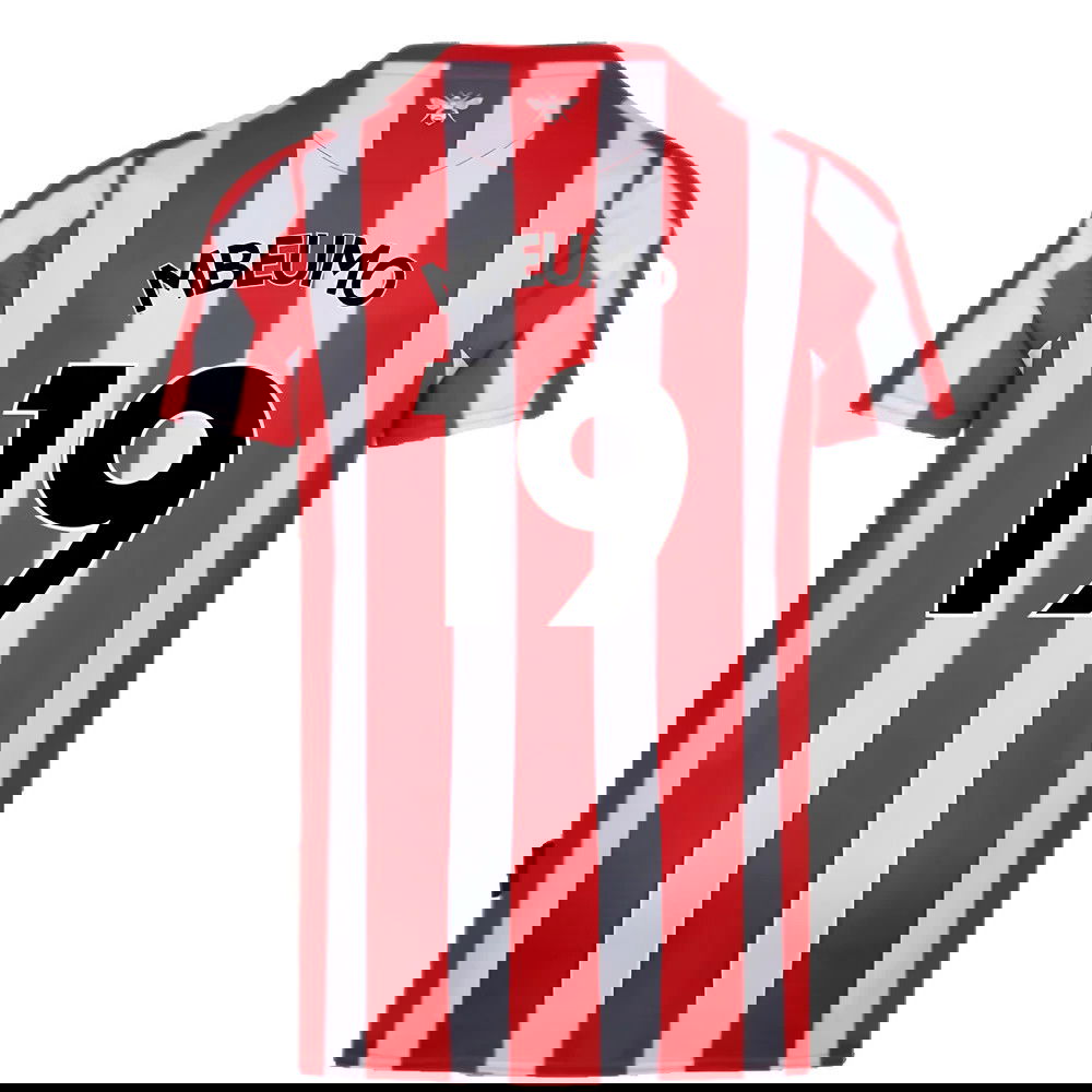 Brentford 2021-23 Home Shirt (L) (Mint) (MBEUMO 19)