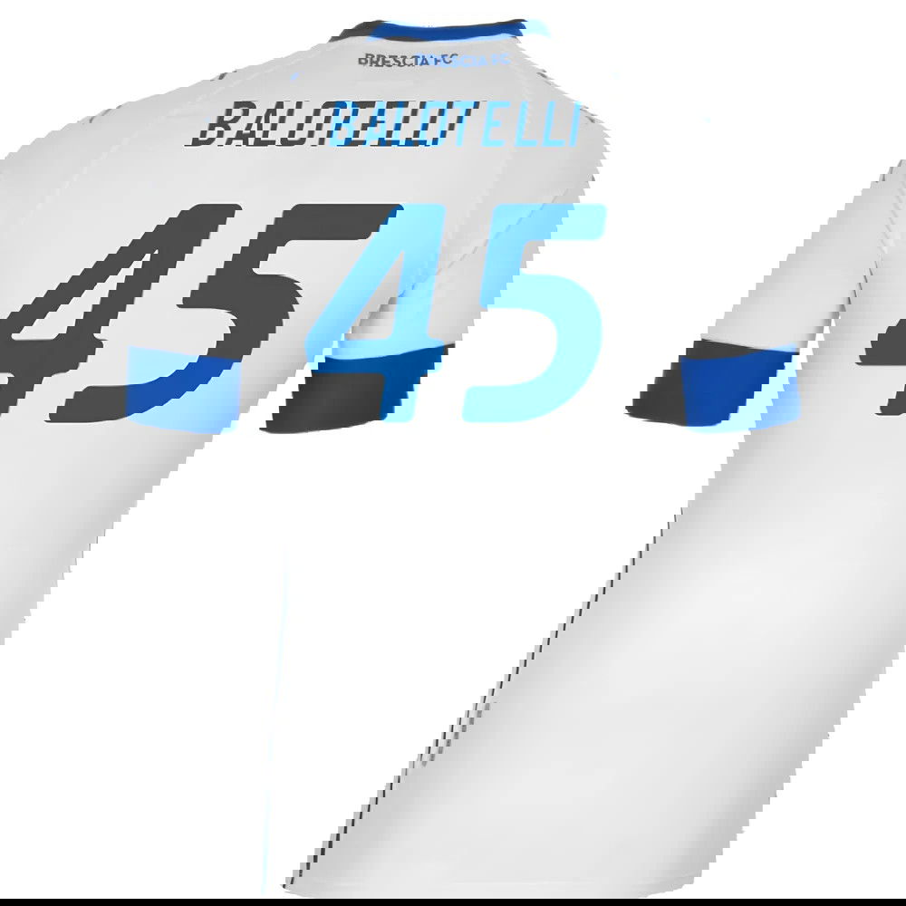 Brescia 2020-21 Away Shirt (Sponsorless) (XL) (BALOTELLI 45) (Mint)