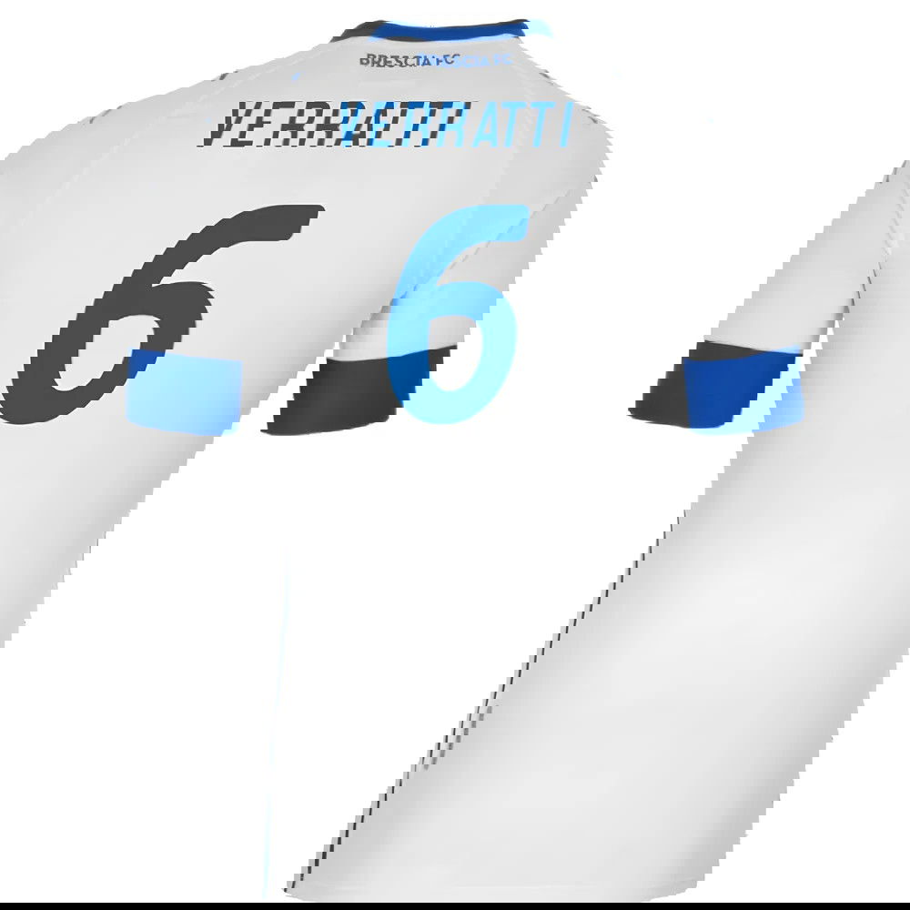 Brescia 2020-21 Away Shirt (Sponsorless) (XL) (VERRATTI 6) (Mint)