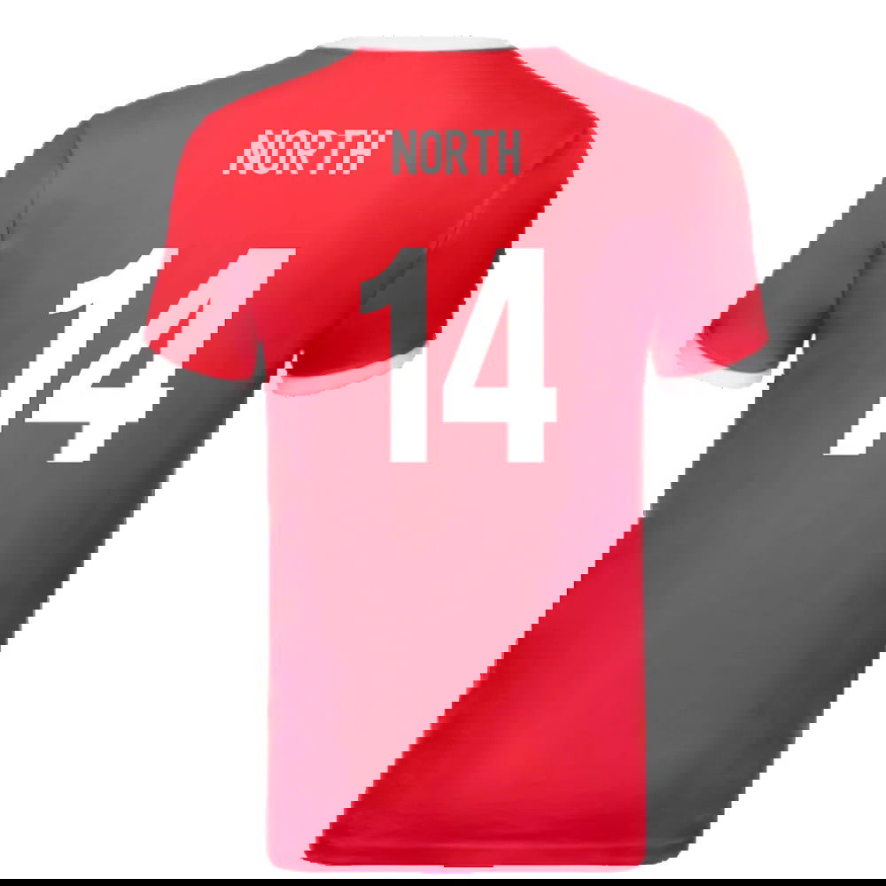 British and Irish Lions Ringer T-Shirt (Red) (North 14)