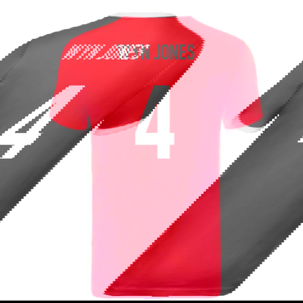 British and Irish Lions Ringer T-Shirt (Red) (Wyn Jones 4)