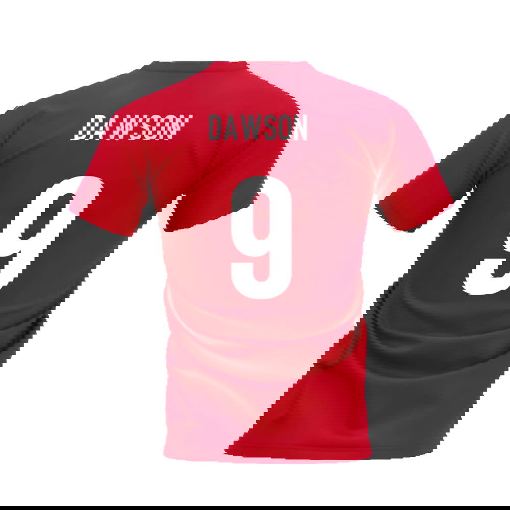 British and Irish Lions Since 1888 T-Shirt (Red) (Dawson 9)