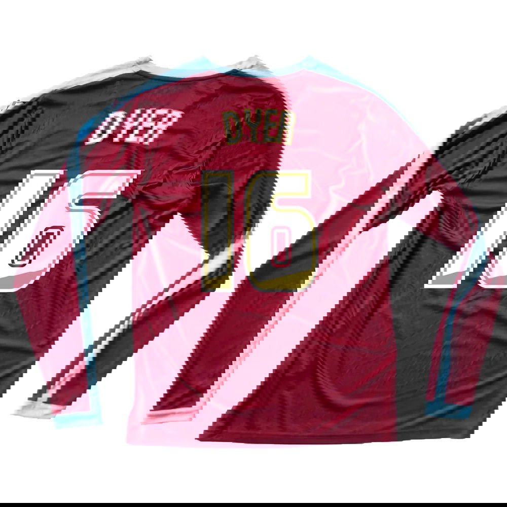 Burnley 2015-16 Long Sleeve Home Shirt ((Excellent) S) (Dyer 16)