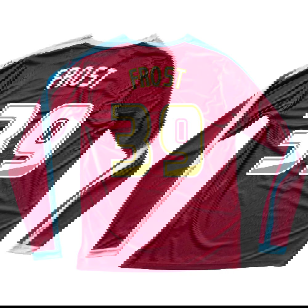 Burnley 2015-16 Long Sleeve Home Shirt ((Excellent) S) (Frost 39)