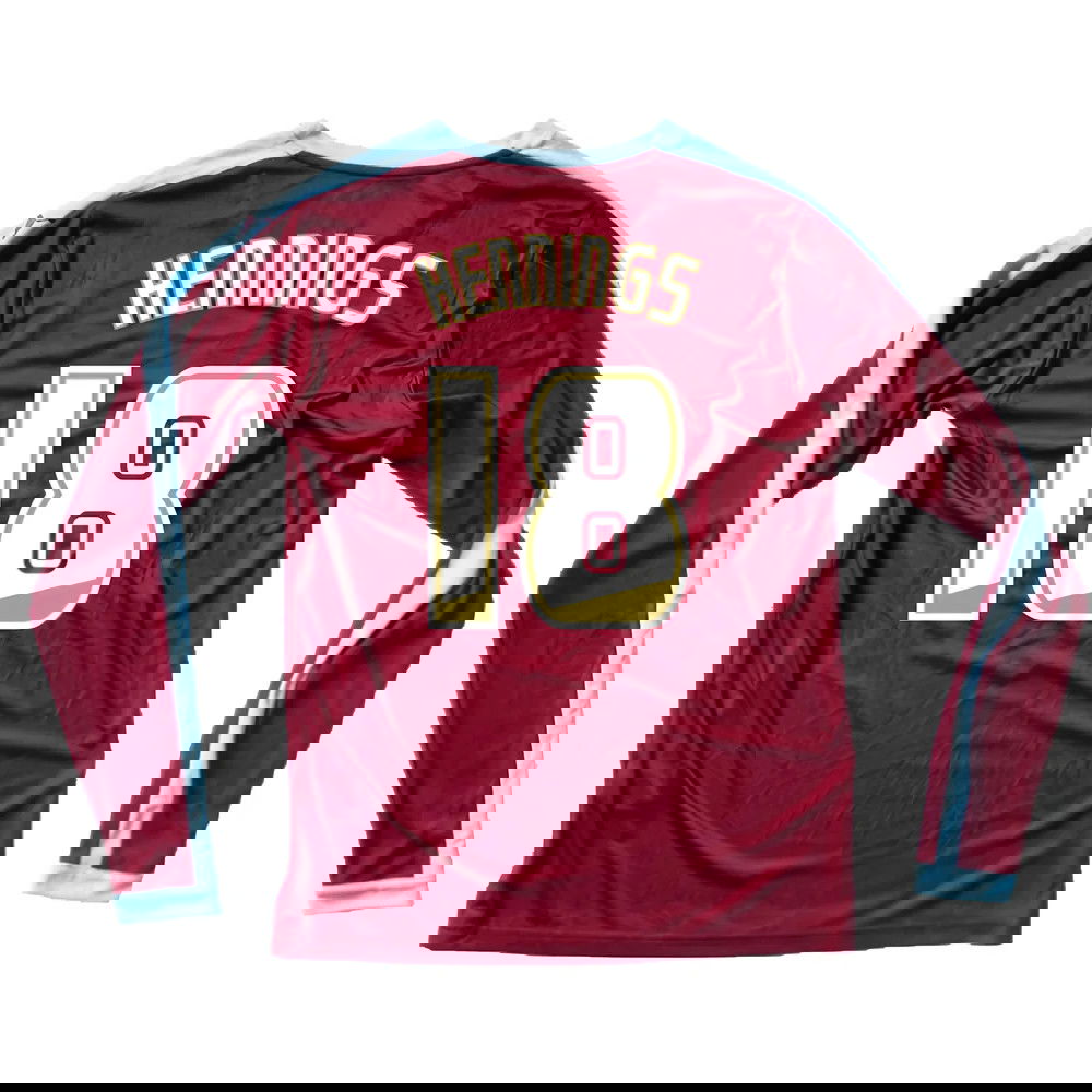 Burnley 2015-16 Long Sleeve Home Shirt ((Excellent) S) (Hennings 18)