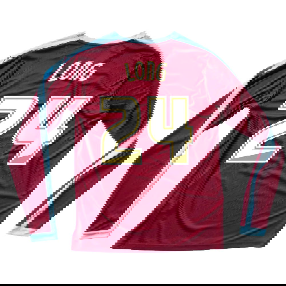 Burnley 2015-16 Long Sleeve Home Shirt ((Excellent) S) (Long 24)