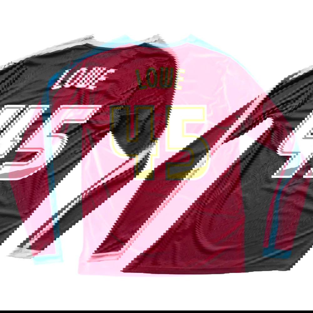 Burnley 2015-16 Long Sleeve Home Shirt ((Excellent) S) (Lowe 45)