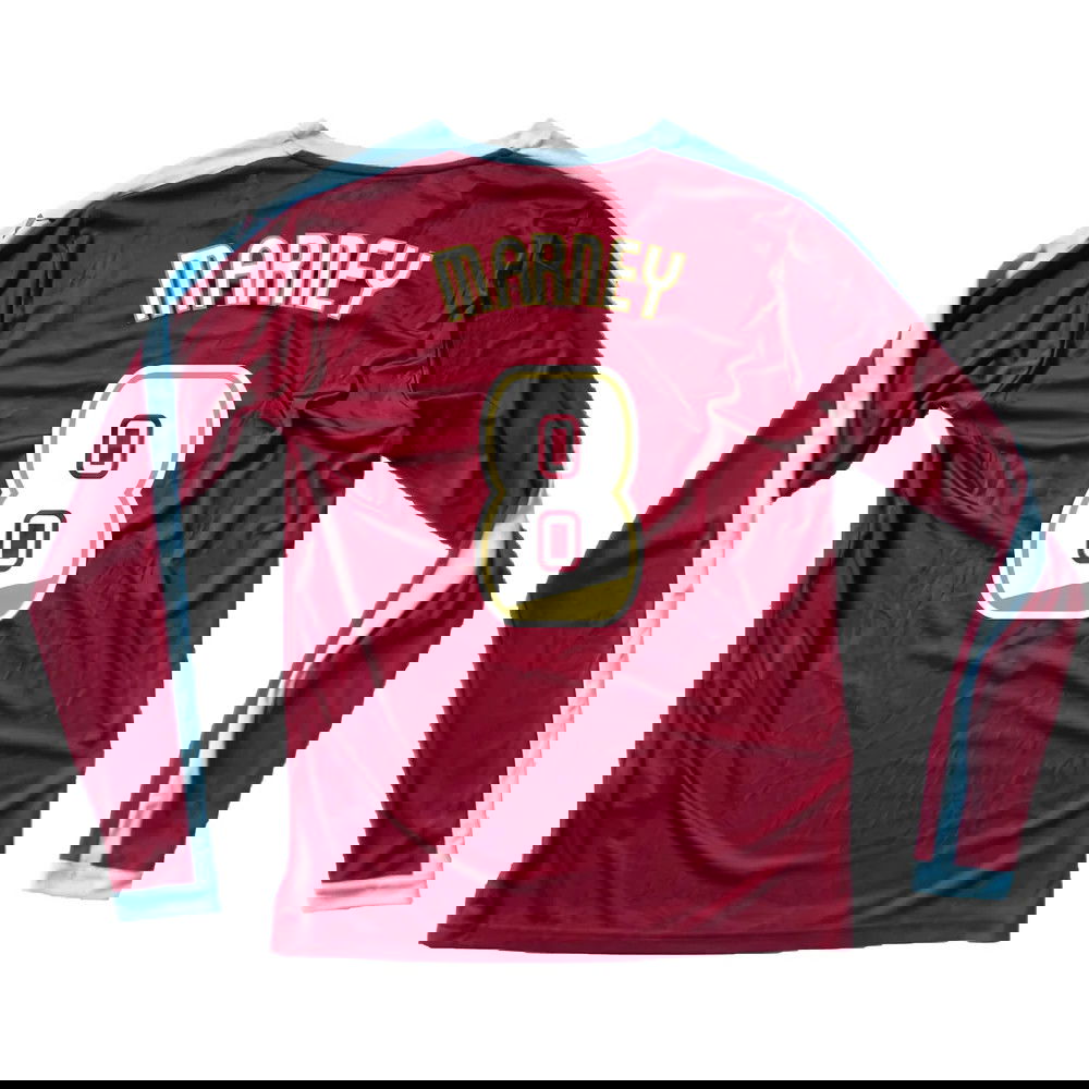 Burnley 2015-16 Long Sleeve Home Shirt ((Excellent) S) (Marney 8)