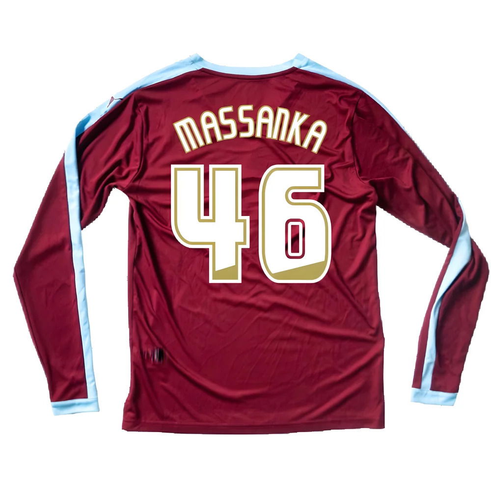 Burnley 2015-16 Long Sleeve Home Shirt ((Excellent) S) (Massanka 46)