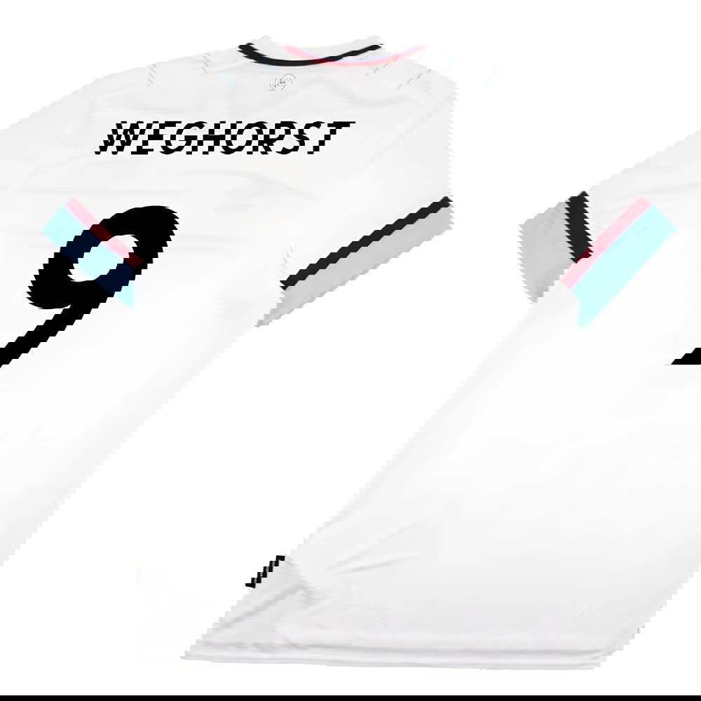 Burnley 2021-22 Away Shirt (Sponsorless) (S) (Mint) (WEGHORST 9)