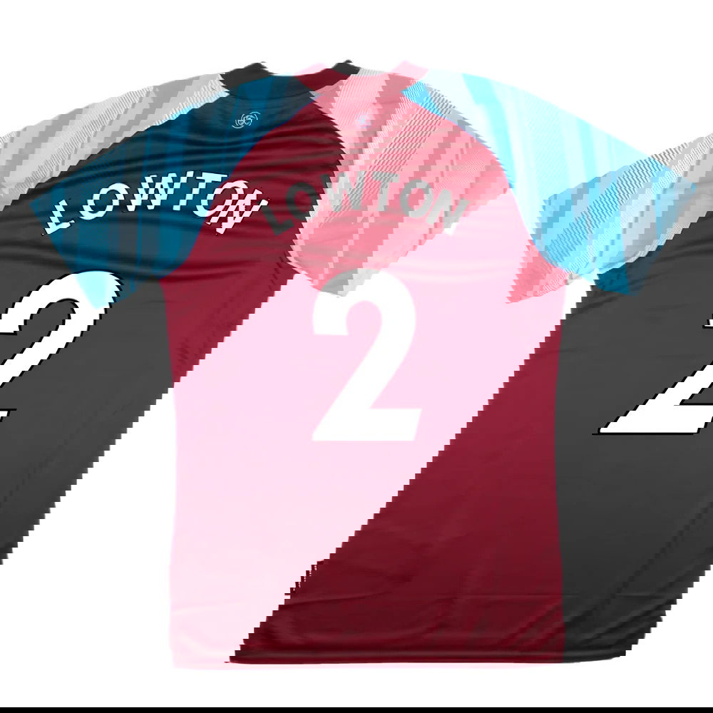 Burnley 2021-22 Home Shirt (Sponsorless) (M) (LOWTON 2) (Mint)