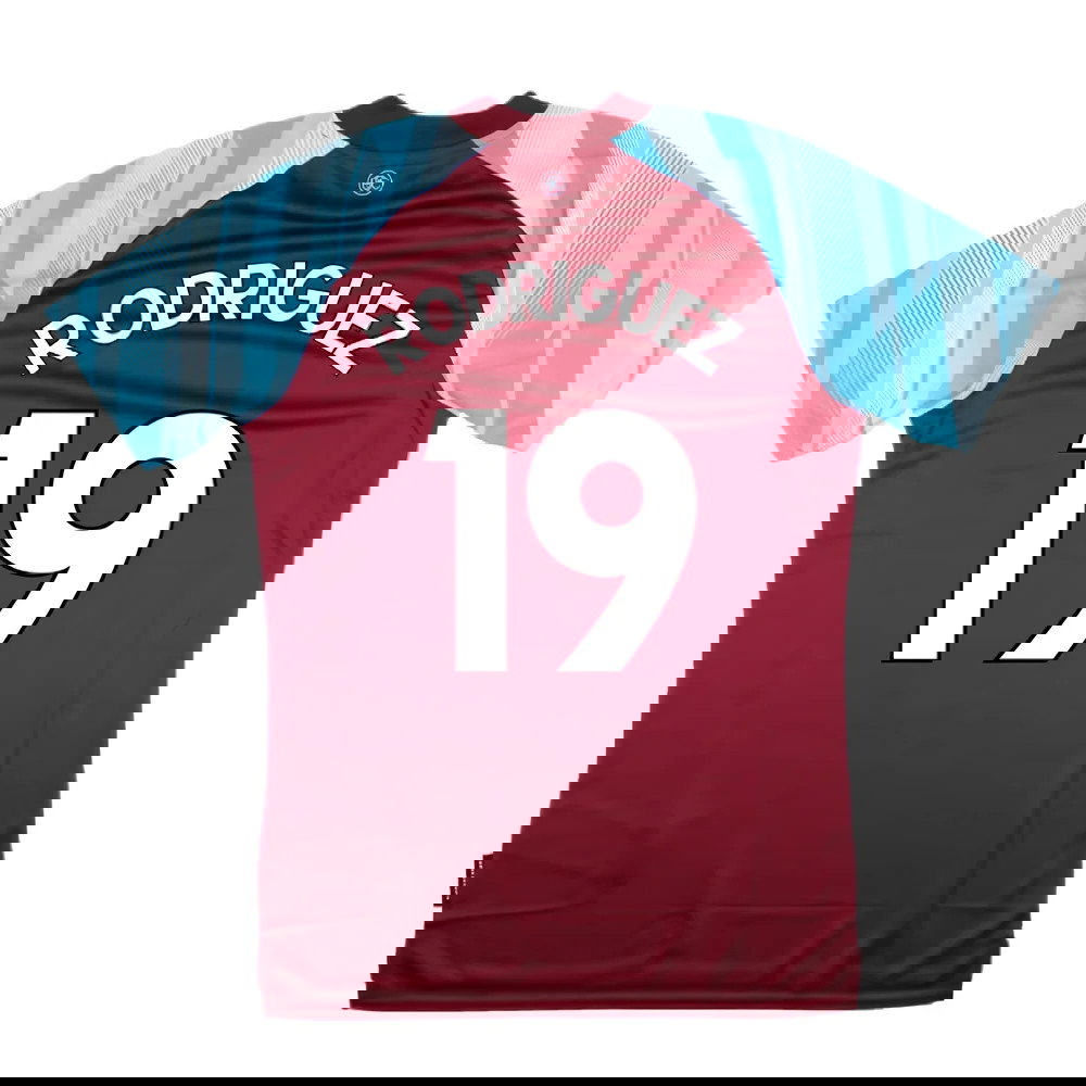 Burnley 2021-22 Home Shirt (Sponsorless) (M) (RODRIGUEZ 19) (Mint)