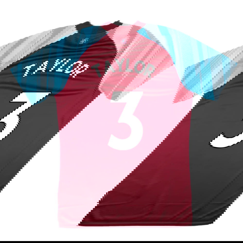 Burnley 2021-22 Home Shirt (Sponsorless) (M) (TAYLOR 3) (Mint)