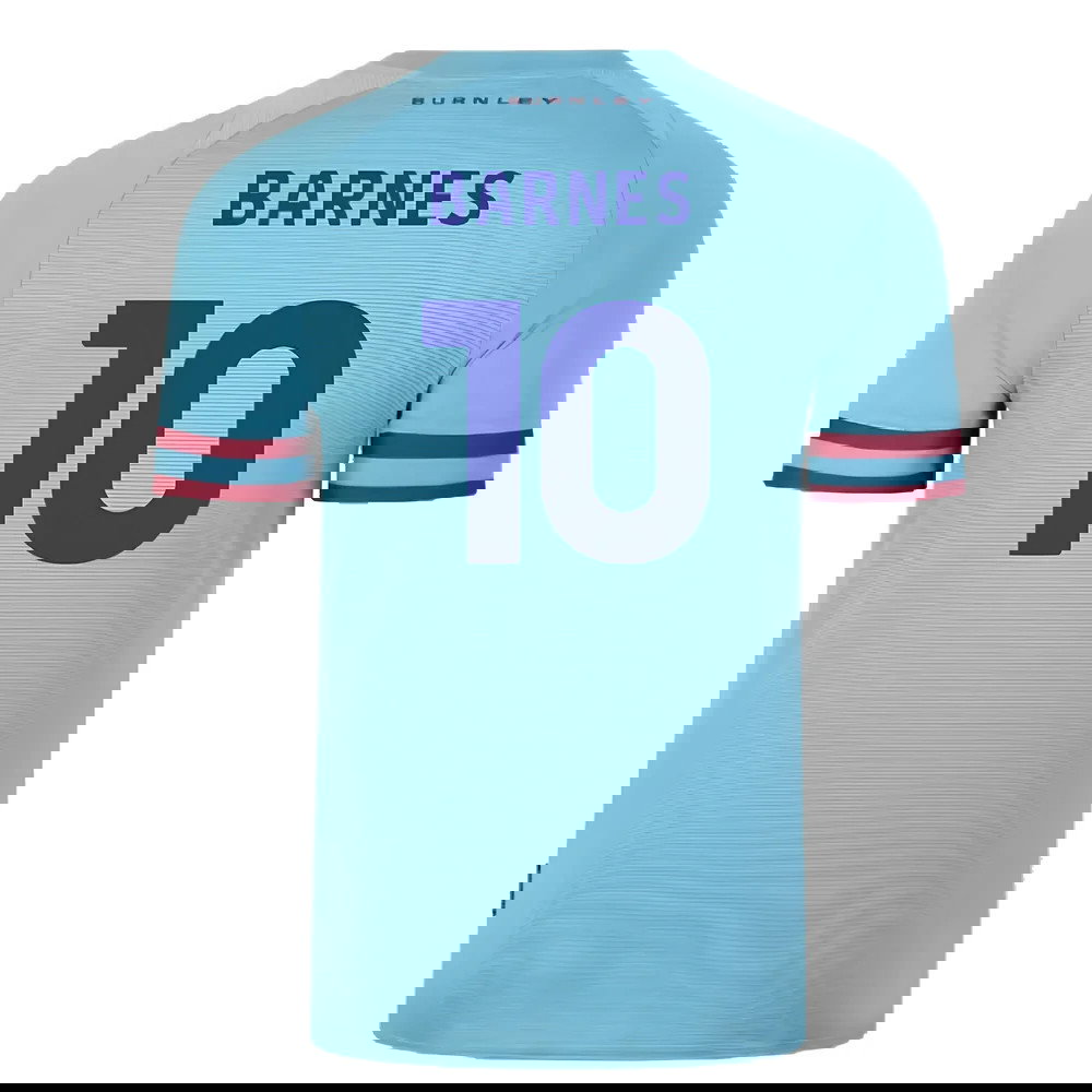 Burnley 2022-23 Away Shirt (Sponsorless) (M) (Mint) (BARNES 10)