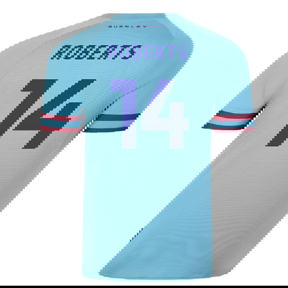 Burnley 2022-23 Away Shirt (Sponsorless) (M) (Mint) (ROBERTS 14)